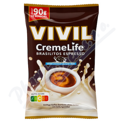 Vivil CremeLife Brasilitos espresso bez cukru 90 g