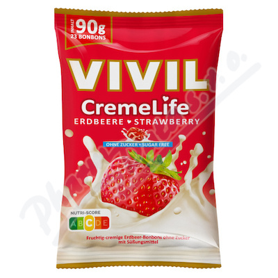 Vivil CremeLife Jahoda bez cukru 90 g