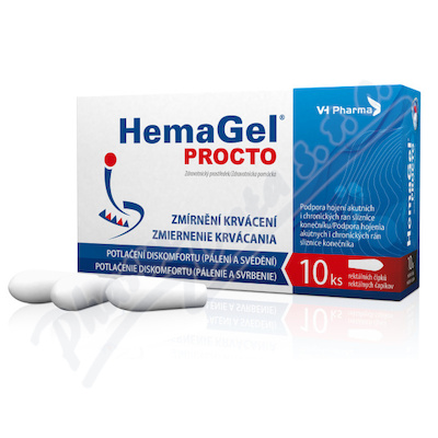 Hemagel Procto čípky 10 ks