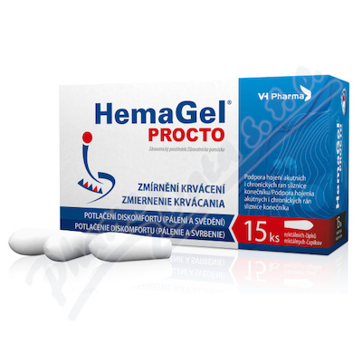 Hemagel Procto čípky 15 ks