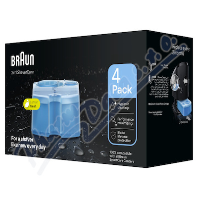 Braun Shavercare čisticí Kazeta 3v1 Náplň 4ks