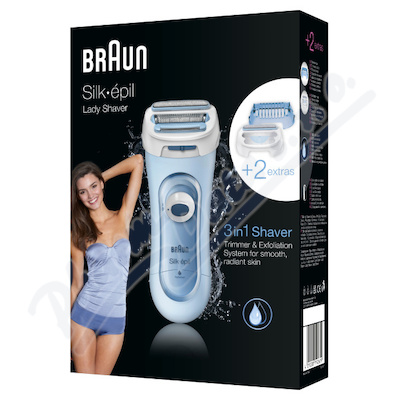 Braun Silkepil Lady Style 5160 Blue holící strojek a zastřihovač vousů