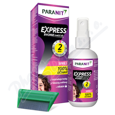 Paranit Express sprej + hřeben
