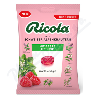 RICOLA Malina meduňka bez cukru 75 g