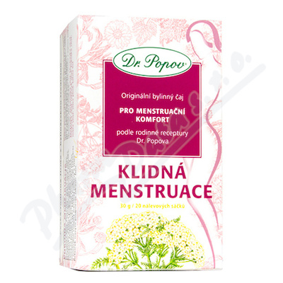 Dr.Popov Čaj Klidná menstruace 20 x 1.5 g