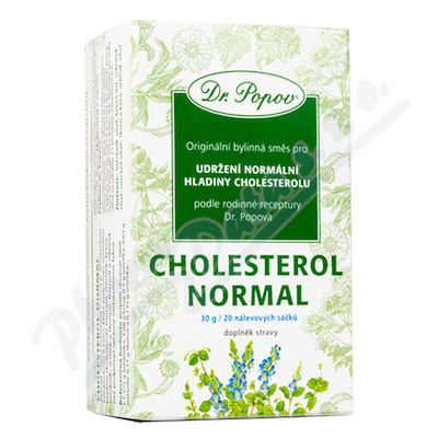 Dr.Popov Čaj Cholesterol normal 20 x 1.5 g