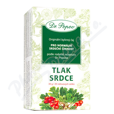 Dr.Popov Čaj Tlak Srdce 20 x 1.5 g