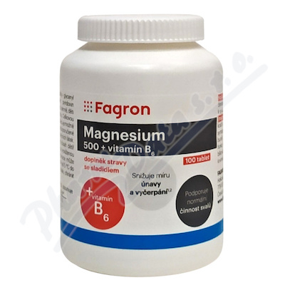 Magnesium 500 + vit.B6 100 tablet Fagron