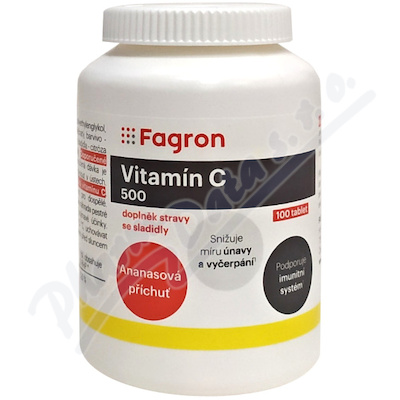 Vitamín C 500 100tbl. Fagron