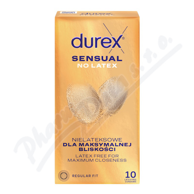Durex Sensual No Latex prezervativ 10 ks