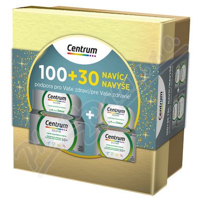 Centrum Silver 50+ 100+30 tablet dárkové balení