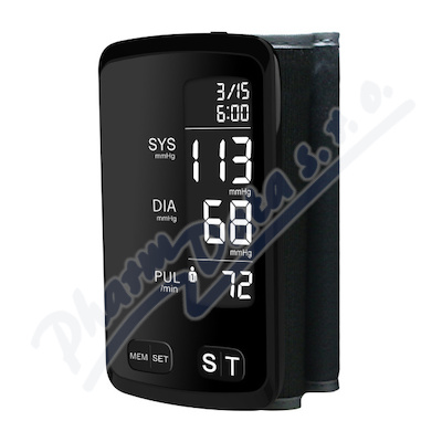 SimplyMed Automatický pažní digitální tlakoměr  U80M s bluetooth