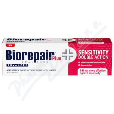 Biorepair Plus Advanced Sensitivity Double Action 75 ml zubní pasta