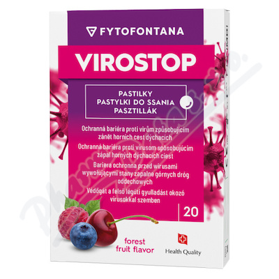 Fytofontana Virostop pastilky lesní ovoce 20 pastilek