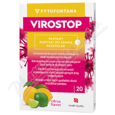Fytofontana Virostop citrus 20 pastilek