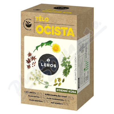 Leros Tělo Očista bylinný čaj 21 x 1.8 g