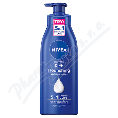 Nivea Body Milk výživné tělové mléko 5in1 complete care 400ml 80203