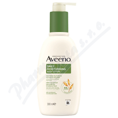 Aveeno Daily Moisturising tělové mléko bez parfemace 300 ml