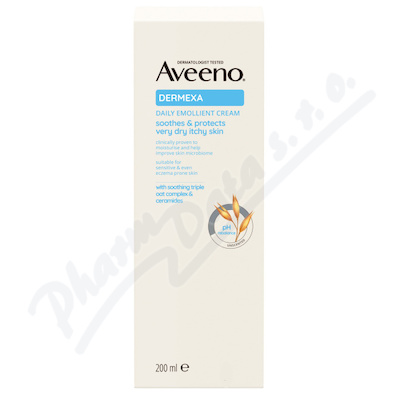 Aveeno Dermexa emolienční tělový krém bez parfemace 200ml