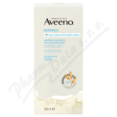 Aveeno Dermexa emolienční sprchový gel bez parfemace 300ml