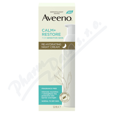 Aveeno Calm + Restore rehydratační noční krém 50 ml
