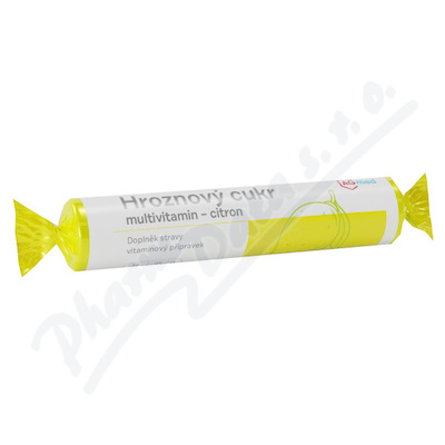 Hroznový cukr multivitamin - citron 17 pastilek AGmed