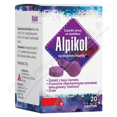 Alpikol Na Podporu Imunity 20 Pastilek