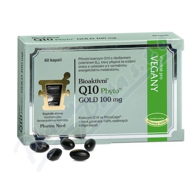 Bioaktivní Q10 Phyto Gold 100mg 60 kapslí