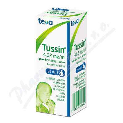 Tussin 4,62mg/ml kapky 25 ml