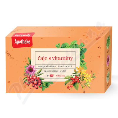 Apotheke Čaje s vitaminy Energie-Imunita-Spánek 60 sáčků