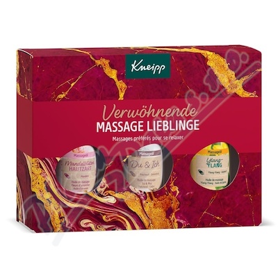 Kneipp Dárková sada Masážní oleje 3 x 20 ml
