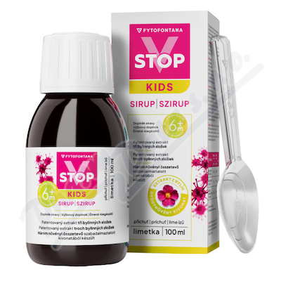 Fytofontana V-STOP sirup Kids 6m+ limetka 100 ml