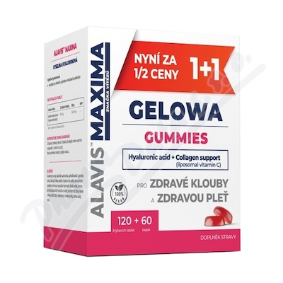 Alavis Maxima Gelowa Gummies 120 žvýkacích tablet + 60 kapslí