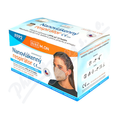 Nano M.ON nanovlákenný respirátor FFP2 tělový 25 ks