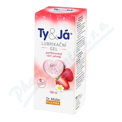Lubrikační gel Ty&Já parfemovaný vůní jahody 100ml Dr.Müller