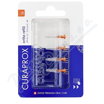 Curaprox CPS 14 ortho refill mezizubní kartáčky 4ks blister