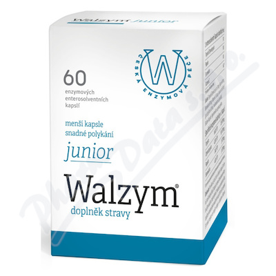 Walzym Junior enzymové kapsle 60 kapslí