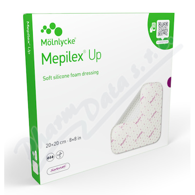 Mepilex Up silikonové krytí sterilní 20x20cm 5ks