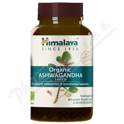 Himalaya Organic Ashwagandha BIO 60 kapslí