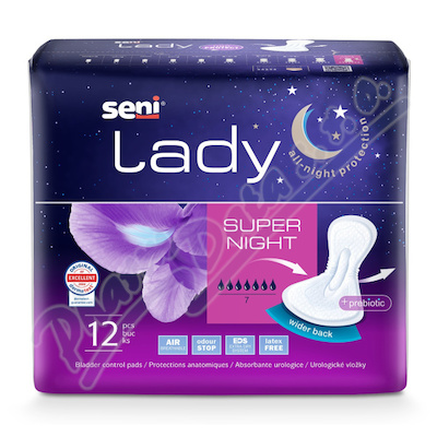 Seni Lady inkontinenční vložky Super Night 12ks