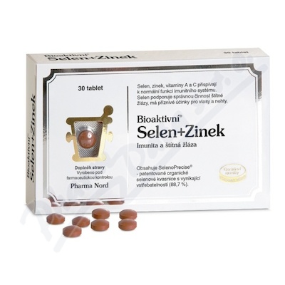 Bioaktivní Selen + Zinek 30 tablet