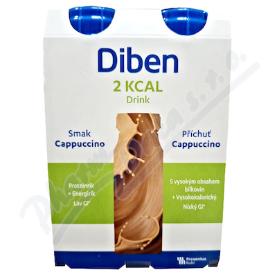 Diben 2 kcal Drink příchuť cappuccino perorální roztok 4x200ml