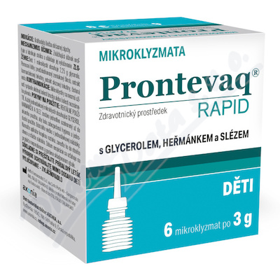 Prontevaq Rapid mikroklyzma děti 6x3g