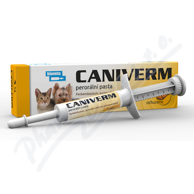 Caniverm perorální pasta pro psy a kočky s aplikátorem 4ml