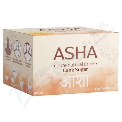 Asha Pure Natural drink s cukrem 10x4g