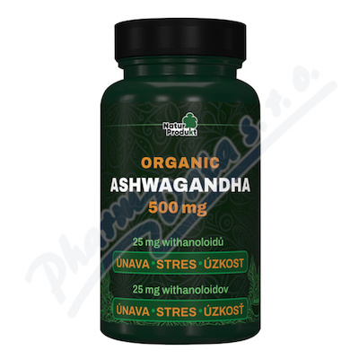 Naturprodukt Ashwagandha organic 500mg 60 tobolek
