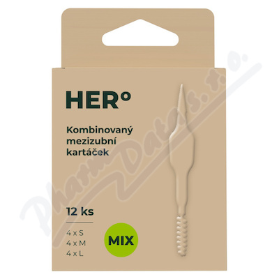 Herbadent HERo mezizubní kartáček mix 12ks