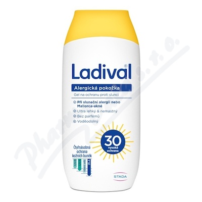 Ladival alergická pokožka gel na ochranu proti slunci OF30 200ml