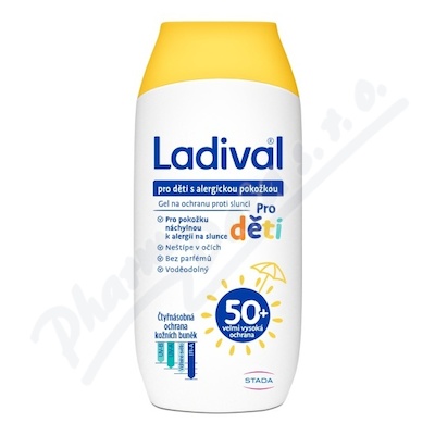 Ladival dětská alergická pokožka gel na ochranu proti slunci OF50+ 200ml
