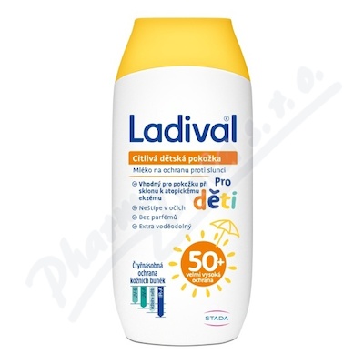 Ladival dětská citlivá pokožka mléko na ochranu proti slunci OF50+ 200ml